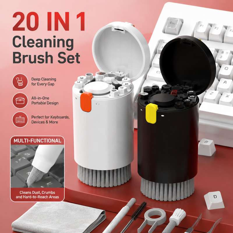 Electronics Repair And Maintenance - Kit de nettoyage de clavier 20-en-1