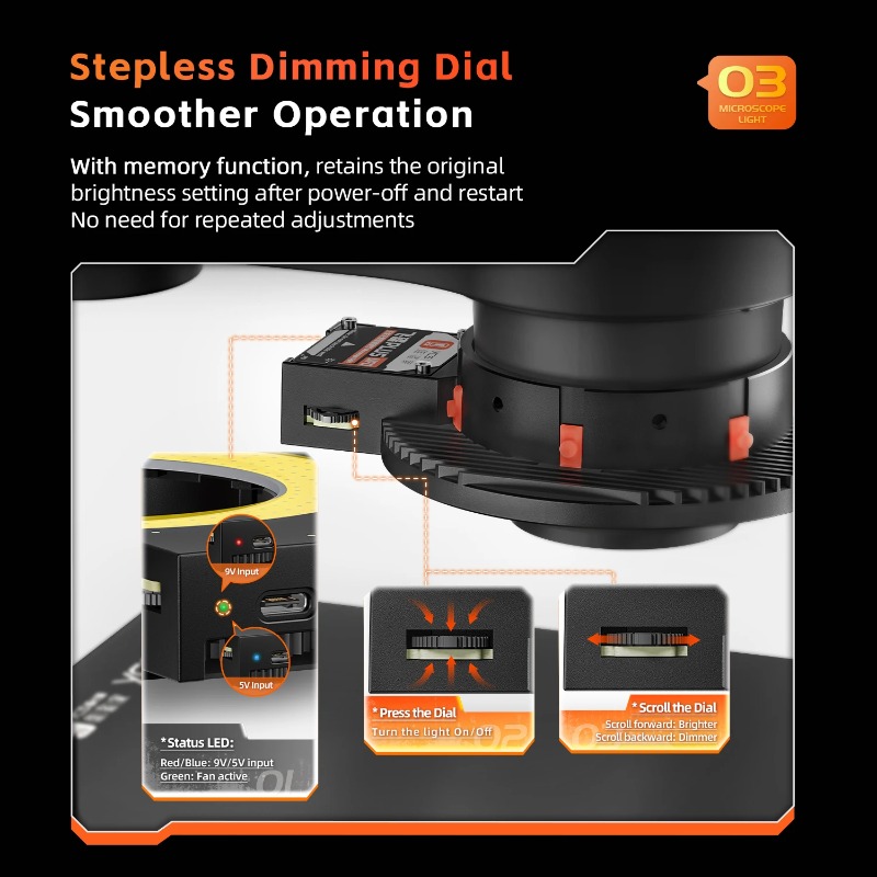 Lampe de microscope YCS Flying - Electronics Repair Plus avis et prix
