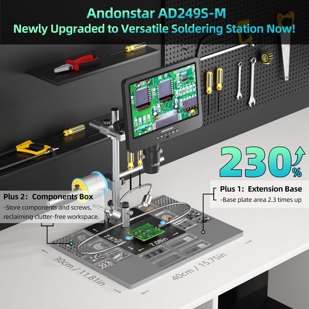 Andonstar AD249SM-Plus Microsc - Electronics Repair Plus avis et prix